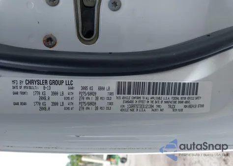 2014 Ram 1500 Big Horn from USA, damaged, VIN 1C6RR7GT2ES121394